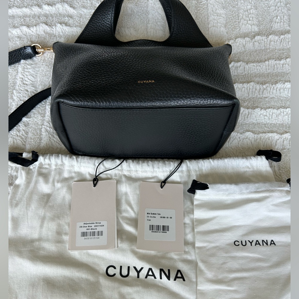 Cuyana Mini System Tote in Pebbled Black Leather with Adjustable Strap - GUC - Picture 4 of 16